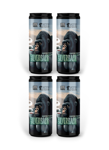 COFFEE PORTER 'SILVERBACK' 330ML | 5,3% - 4PZ