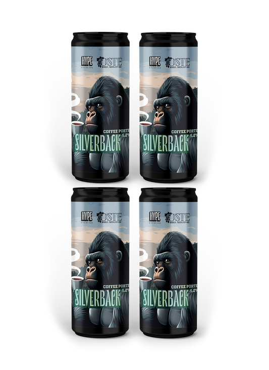 COFFEE PORTER 'SILVERBACK' 330ML | 5,3% - 4PZ