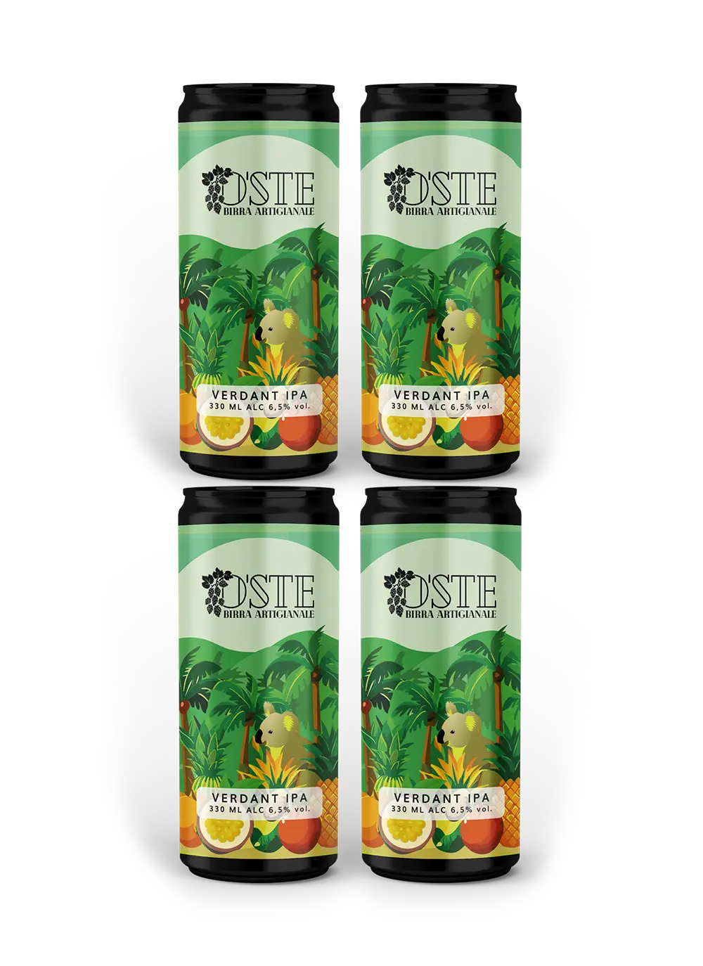 VERDANT IPA 330ML | 6,5% - 4PZ - O'Ste Birra Artigianale